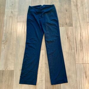 YIGAL AZROUEL PANT WITH FRONT SIDE YOKES, CB V-NOTCH AND WELT POCKETS -SZ 2